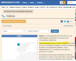 Población galicia datosmacro